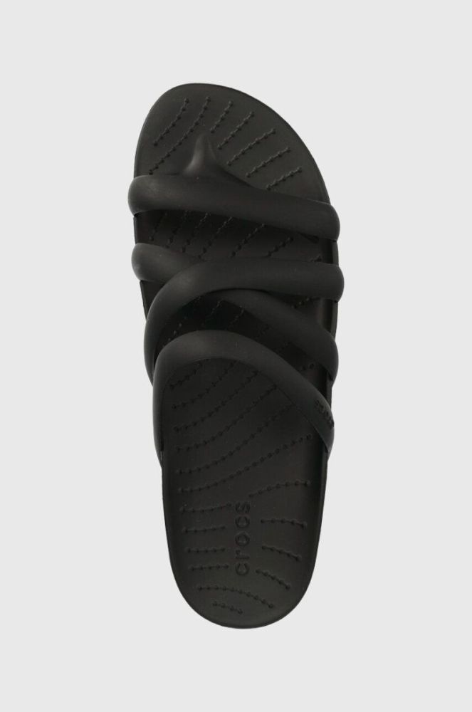 Шльопанці Crocs Splash Strappy Sandal жіночі колір чорний 208217 фото 4