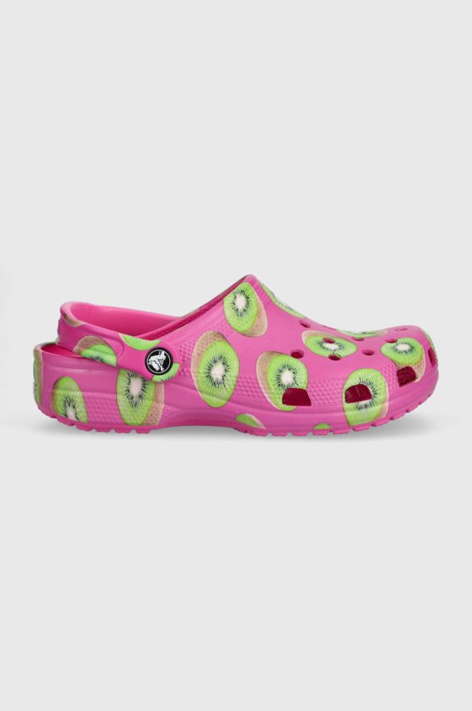 Шльопанці Crocs Classic Hyper Real Clog жіночі колір рожевий 208343 208343.312-312