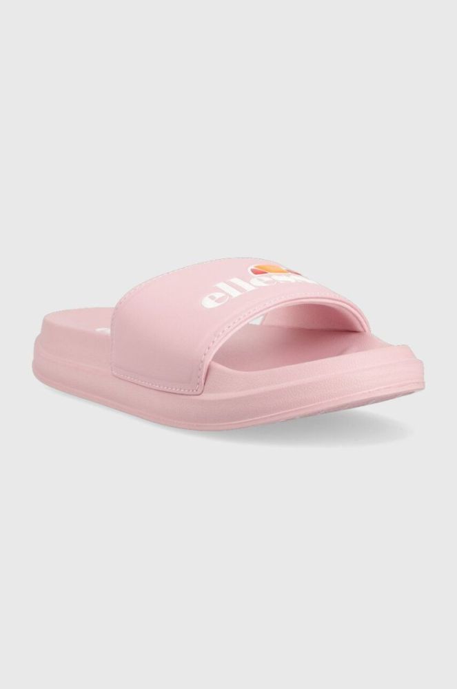 Шльопанці Ellesse жіночі колір рожевий на платформі фото 2