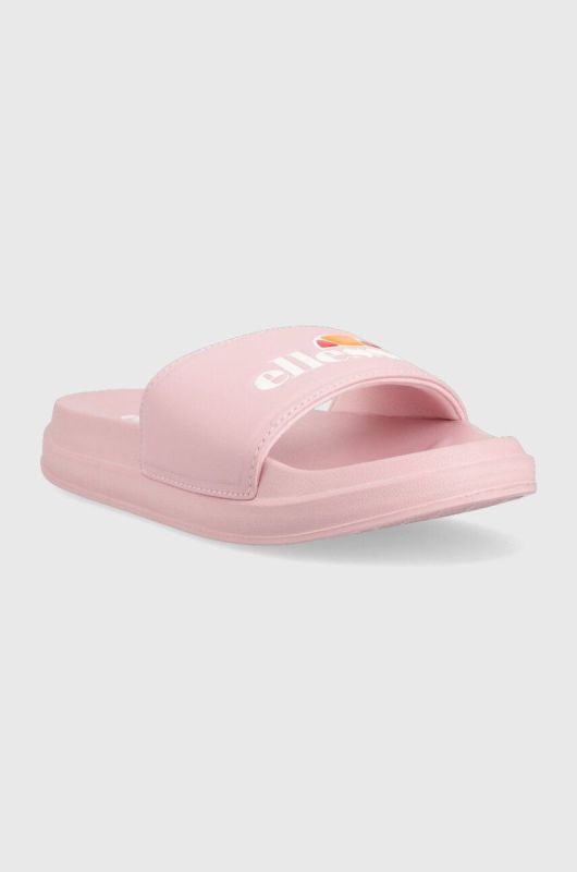 Шльопанці Ellesse жіночі колір рожевий на платформі фото 2