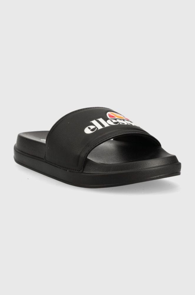 Шльопанці Ellesse жіночі колір чорний на платформі фото 2