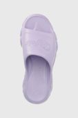 Шльопанці Buffalo Cld Slide жіночі колір фіолетовий на платформі 1622264