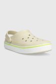 Шльопанці Crocs Crocband Clean Clog жіночі колір бежевий 208371