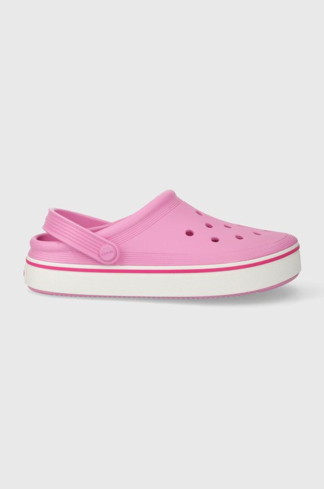Шльопанці Crocs Crocband Clean Clog жіночі колір рожевий 208371