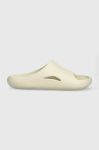 Шльопанці Crocs Mellow Slide жіночі колір бежевий 208392 Шльопанці Crocs Mellow Slide жіночі колір бежевий 208392