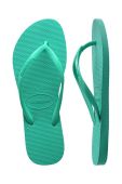 В'єтнамки Havaianas SLIM жіночі колір зелений на плоскому ходу 4000030.1829