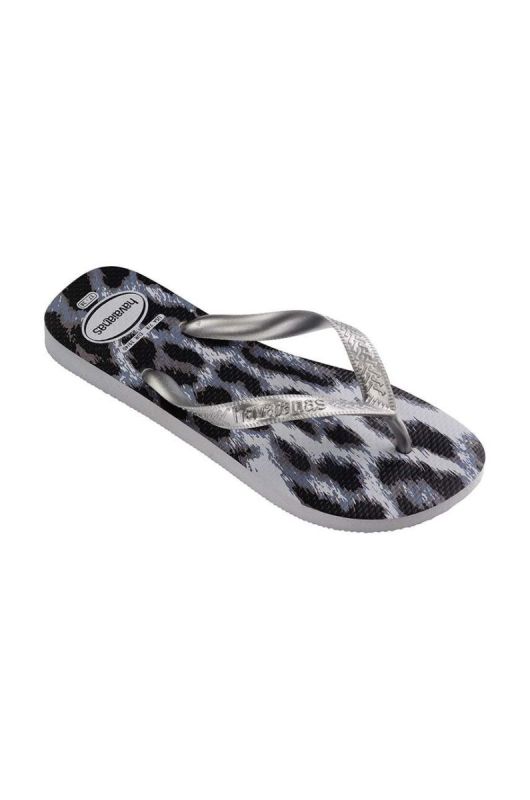 В'єтнамки Havaianas TOP ANIMALS жіночі колір сірий на плоскому ходу 4132920.3499 фото 2