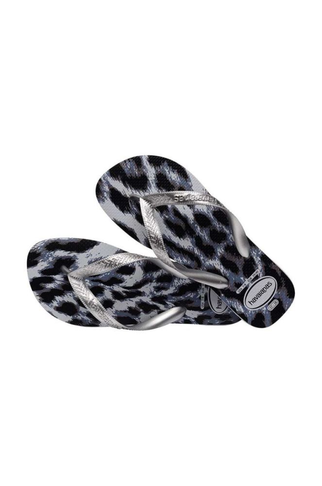 В'єтнамки Havaianas TOP ANIMALS жіночі колір сірий на плоскому ходу 4132920.3499 фото 4