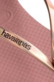 В'єтнамки Havaianas YOU METALLIC жіночі колір рожевий на плоскому ходу 4135102.3544