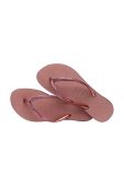 В'єтнамки Havaianas SLIM SPARKLE II жіночі колір рожевий на плоскому ходу 4146937.6459