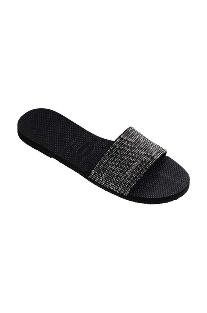 Шльопанці Havaianas YOU MALTA METALLIC жіночі колір чорний 4147312.0090 фото 2