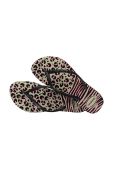 В'єтнамки Havaianas SLIM ANIMALS жіночі колір чорний на плоскому ходу 4147964.0006