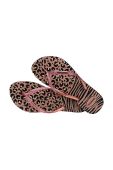 В'єтнамки Havaianas SLIM ANIMALS жіночі колір чорний на плоскому ходу 4147964.1924