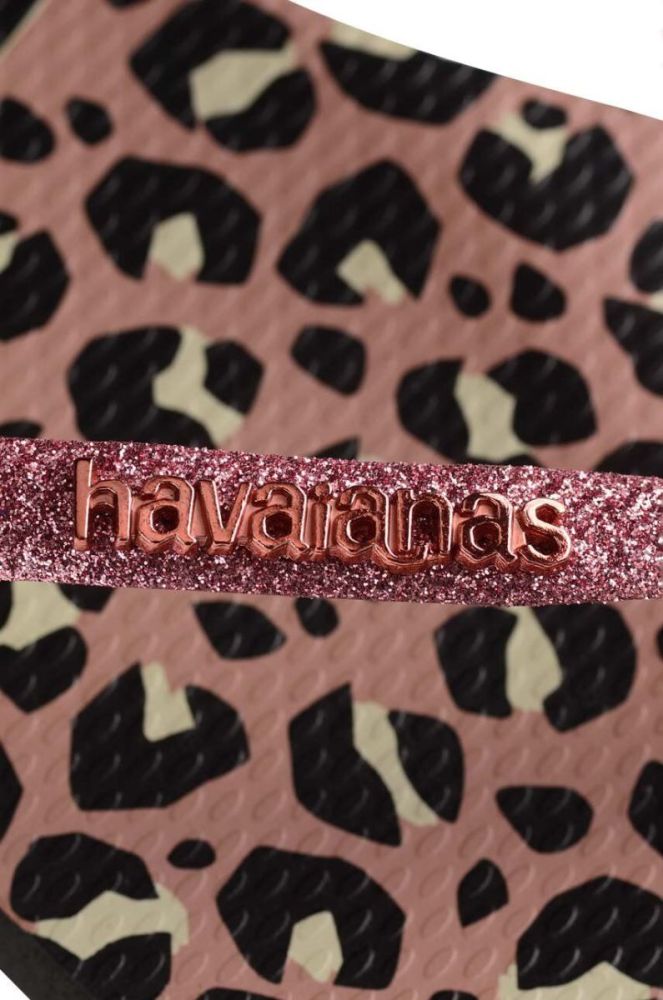 В'єтнамки Havaianas SLIM ANIMALS жіночі колір чорний на плоскому ходу 4147964.1924 фото 5
