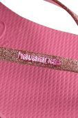 В'єтнамки Havaianas YOU GLITTER жіночі колір рожевий на плоскому ходу 4148041.1750