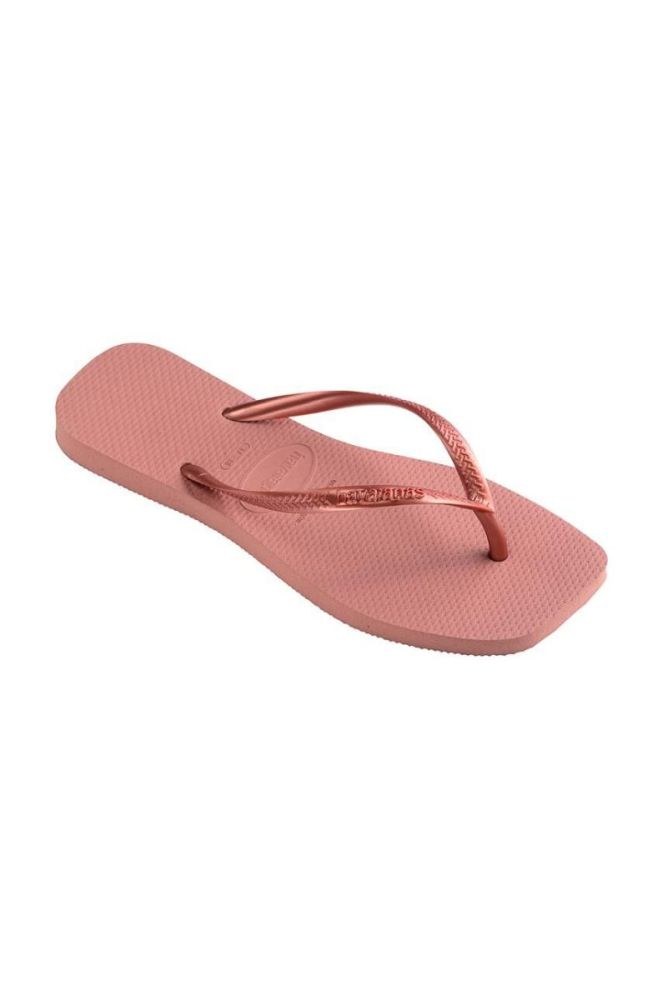 В'єтнамки Havaianas SQUARE жіночі колір рожевий на плоскому ходу 4148301.3544 фото 2