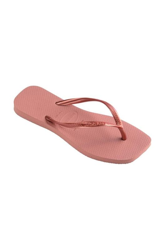 В'єтнамки Havaianas SQUARE жіночі колір рожевий на плоскому ходу 4148301.3544 фото 2