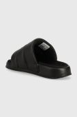 Шльопанці adidas Originals Adilette Essential Slide жіночі колір чорний на платформі IE9641