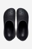 Гумові чоботи Crocs Classic Crush жіночі колір чорний 207946.BLACK-BLACK