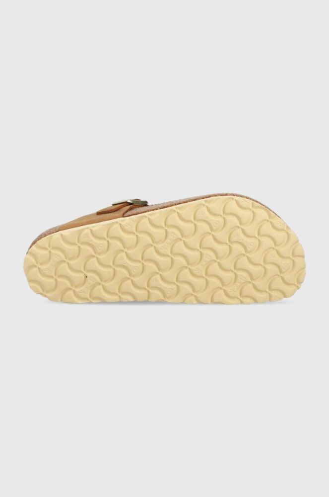 Шкіряні в'єтнамки Birkenstock Gizeh Braided жіночі колір коричневий на плоскому ходу 1021355-brown фото 5