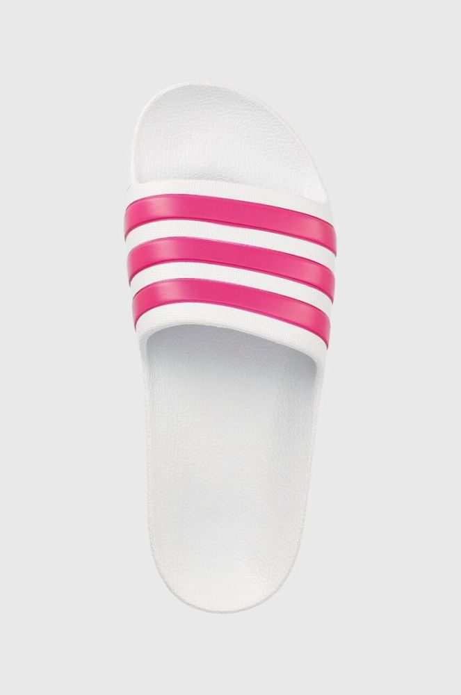 Дитячі шльопанці adidas ADILETTE AQUA K колір білий (2888921) фото 4