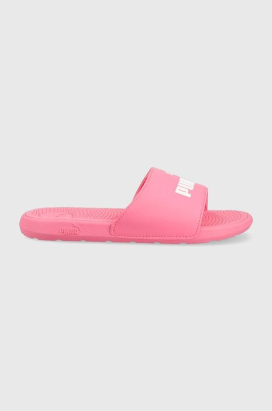 Дитячі шльопанці Puma Cool Cat 2.0 Jr колір рожевий