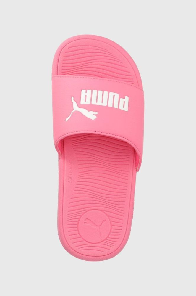 Дитячі шльопанці Puma Cool Cat 2.0 Jr колір рожевий фото 4