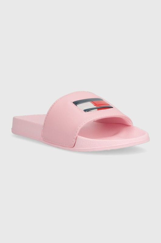 Дитячі шльопанці Tommy Hilfiger колір рожевий (3150790) фото 2
