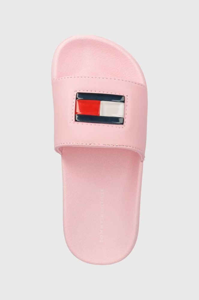 Дитячі шльопанці Tommy Hilfiger колір рожевий (3150790) фото 4