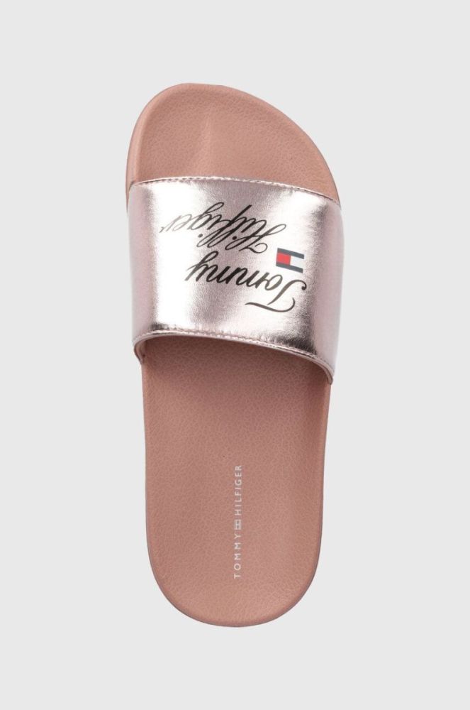 Дитячі шльопанці Tommy Hilfiger колір рожевий (3144412) фото 4