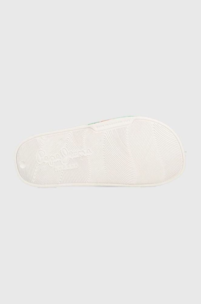 Дитячі шльопанці Pepe Jeans Silder Martina G колір білий фото 5