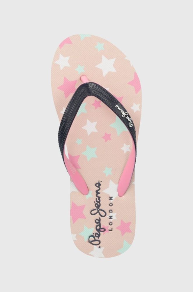 Дитячі в'єтнамки Pepe Jeans колір рожевий (3198379) фото 4