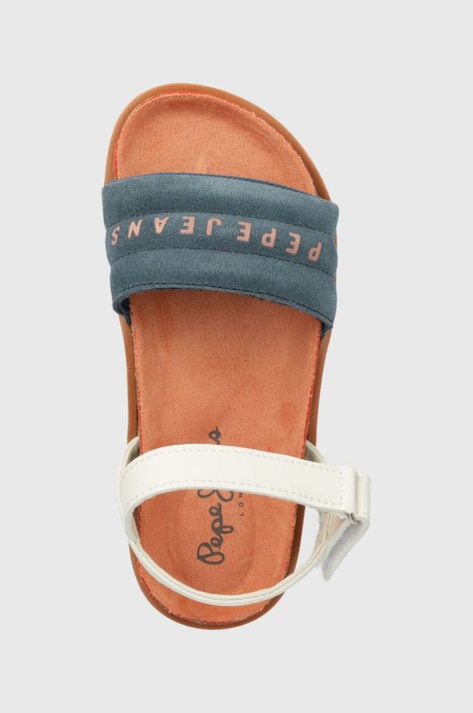 Дитячі сандалі Pepe Jeans колір блакитний фото 4