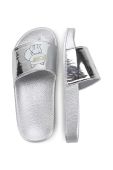 Дитячі шльопанці Karl Lagerfeld колір срібний (3204794)