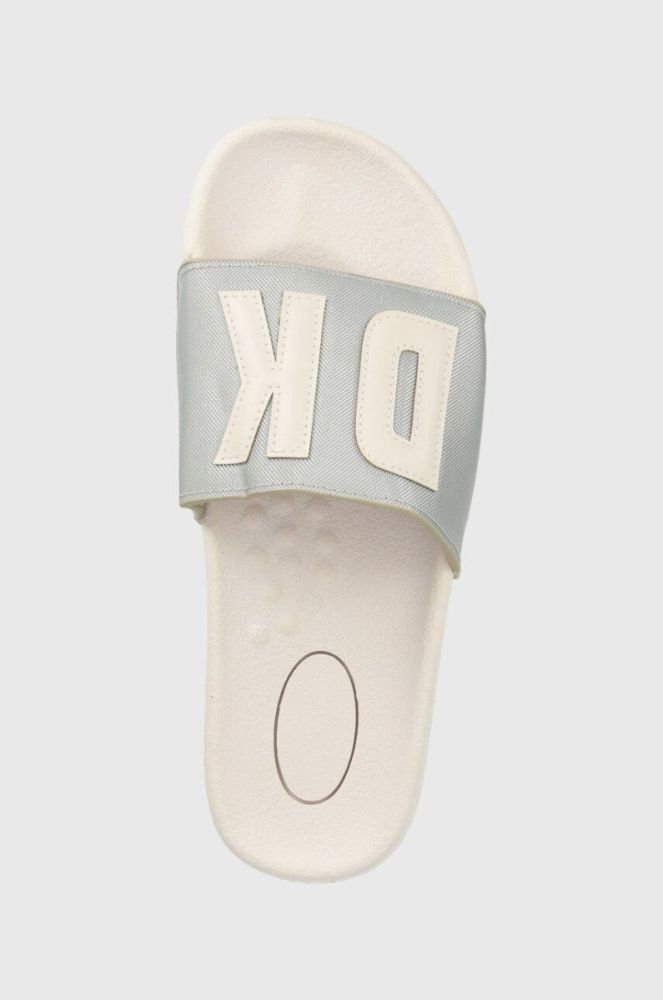 Дитячі шльопанці Dkny колір срібний (3230003) фото 4