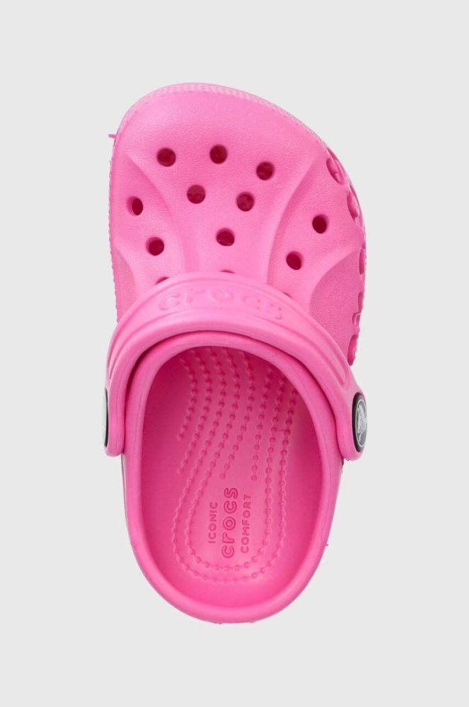 Шльопанці Crocs колір рожевий фото 4