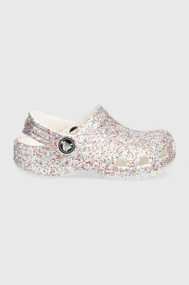 Дитячі шльопанці Crocs CLASSIC SPRINKLE GLITTER колір барвистий (3339816)