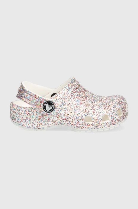 Дитячі шльопанці Crocs CLASSIC SPRINKLE GLITTER колір барвистий (3339816)