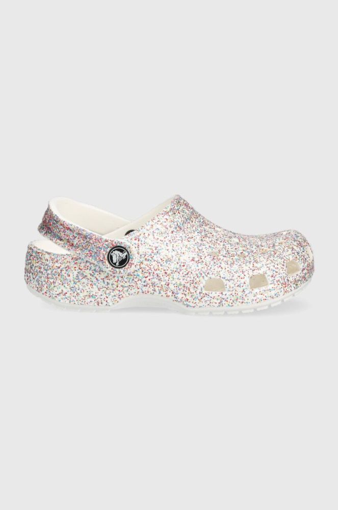 Дитячі шльопанці Crocs CLASSIC SPRINKLE GLITTER колір барвистий (3339821)