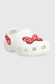 Дитячі шльопанці Crocs CLASSIC DISNEY MINNIE MOUSE колір білий