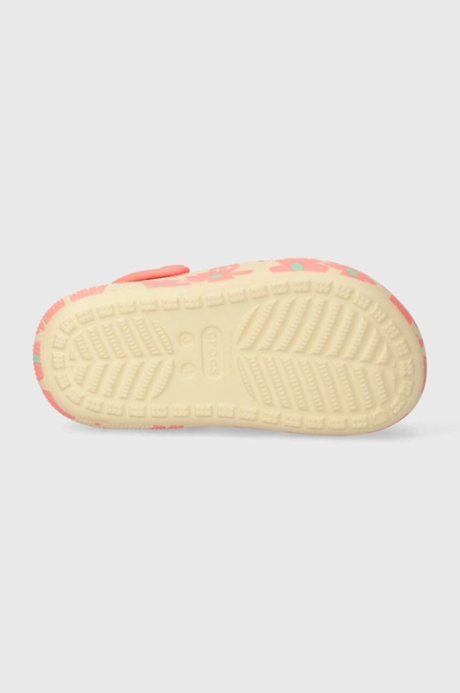 Дитячі шльопанці Crocs CLASSIC CUTIE RETRO колір рожевий фото 5