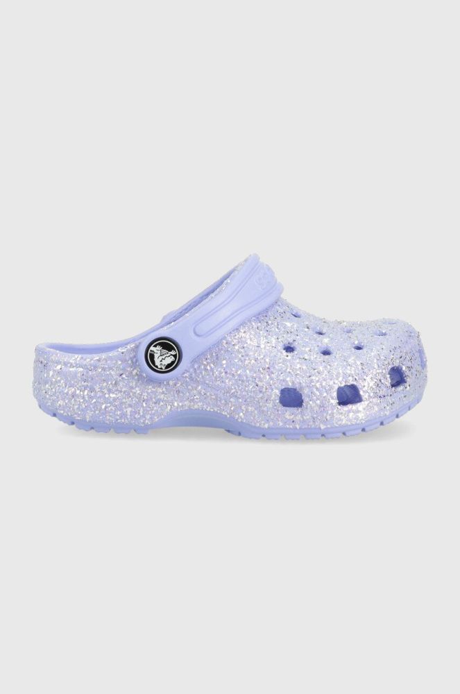 Дитячі шльопанці Crocs колір фіолетовий (3202550)