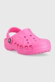Дитячі шльопанці Crocs колір рожевий (3175818)
