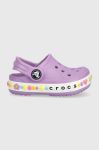 Дитячі шльопанці Crocs колір фіолетовий (3073949)