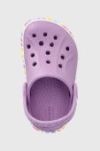 Дитячі шльопанці Crocs колір фіолетовий (3073949)