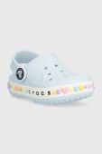 Дитячі шльопанці Crocs колір блакитний (3073938)