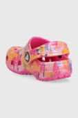 Дитячі шльопанці Crocs колір рожевий (3202596)