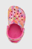 Дитячі шльопанці Crocs колір рожевий (3202596)