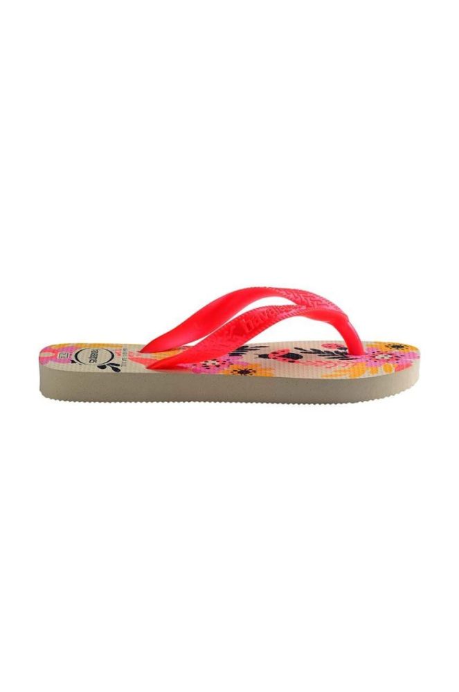Дитячі в'єтнамки Havaianas FLORES колір рожевий фото 3