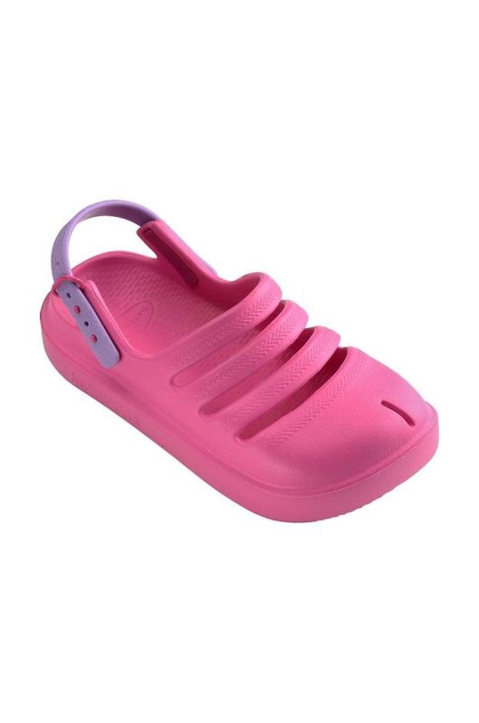 Дитячі шльопанці Havaianas CLOG колір рожевий фото 2